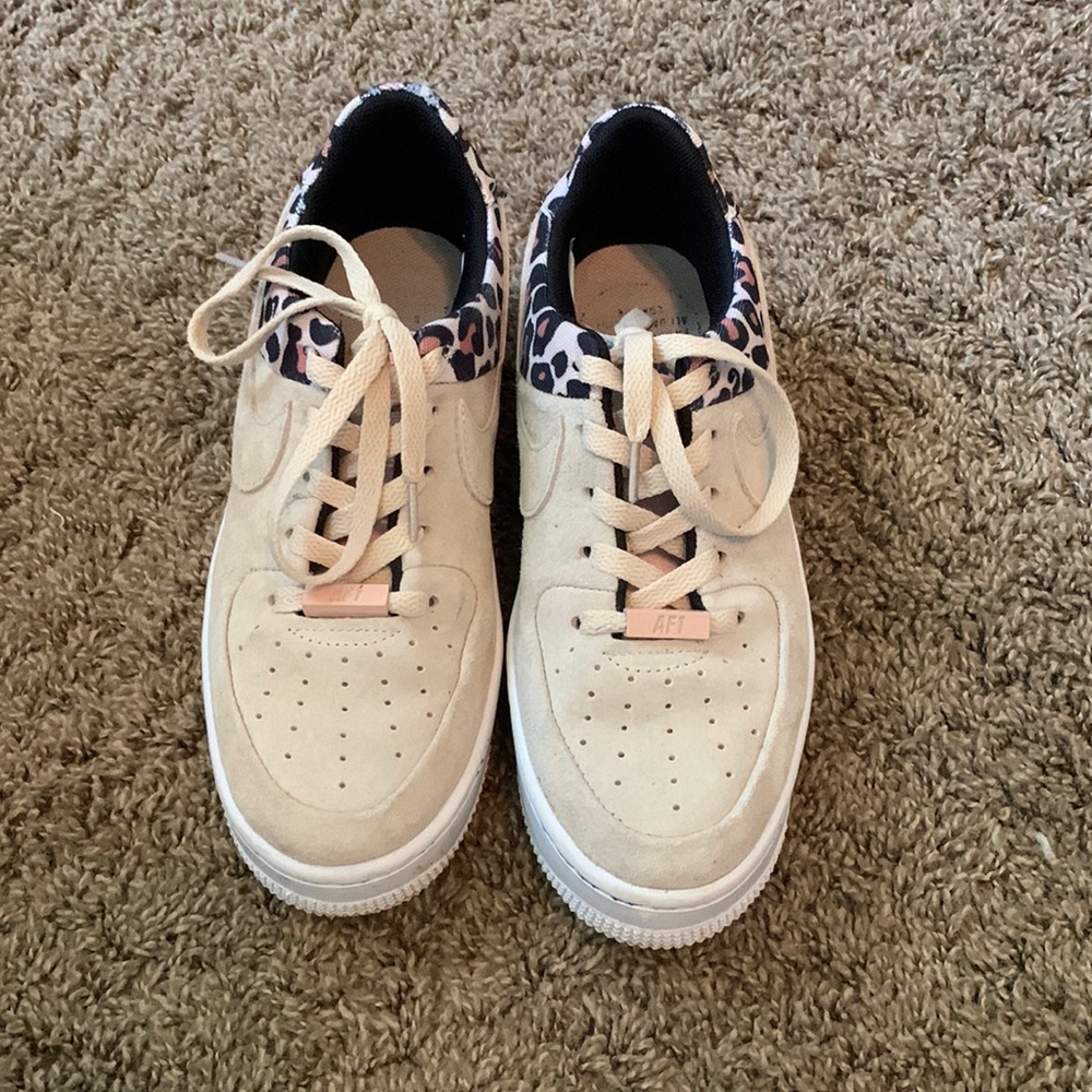 Cheetah Print Air Forces
